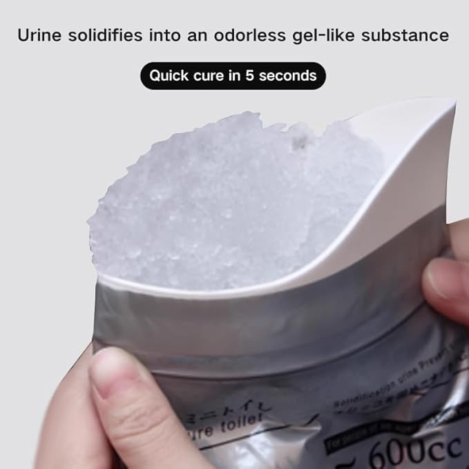 700 ML Disposable Urinal Bags pack of 2
