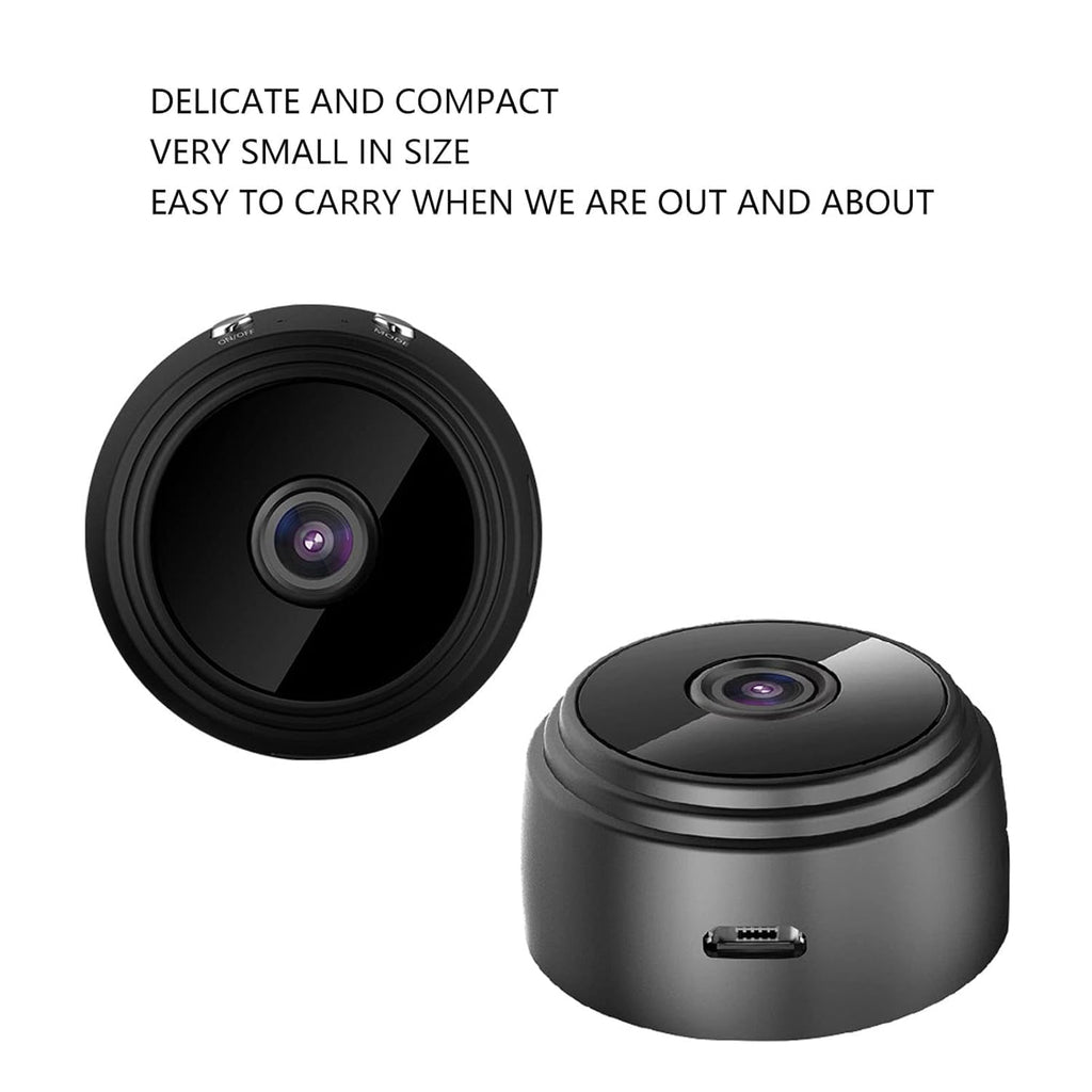 SS WiFi Cameras with Magnetic Back Cover, Covert Baby Nanny Cam with Phone App,Tiny Smart Camera for Indoor Outdoor