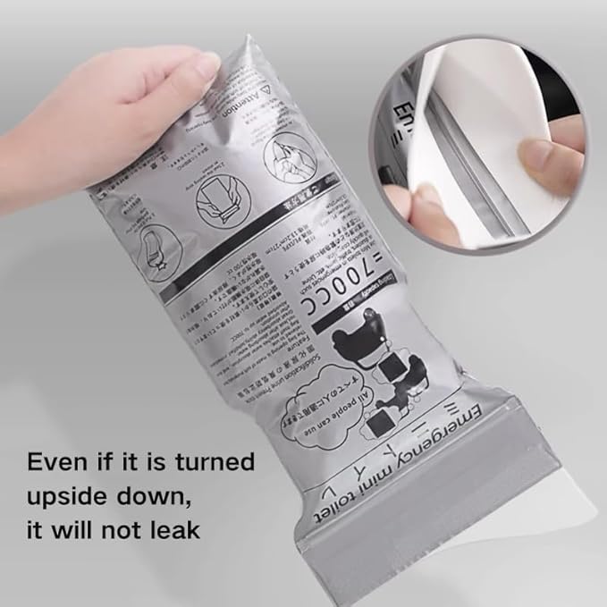 700 ML Disposable Urinal Bags pack of 2