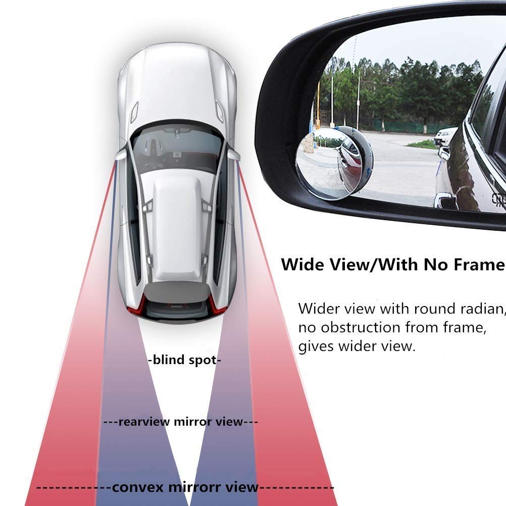 CarFrill Car Blind Spot Mirror 2 piece