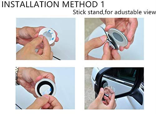 CarFrill Car Blind Spot Mirror 2 piece