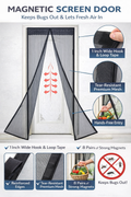 Mesh Screen Net Home Magnetic Foldable Anti Mosquito Door Curtains