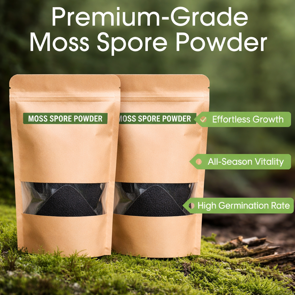 Premium Grade Moss Spore Powder pack of 2