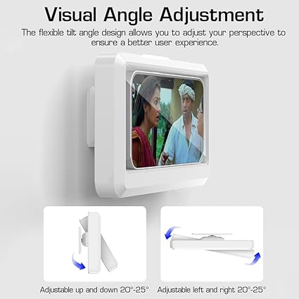 Waterproof Bathroom Wall Mount Phone Holder Case 360° Rotatable