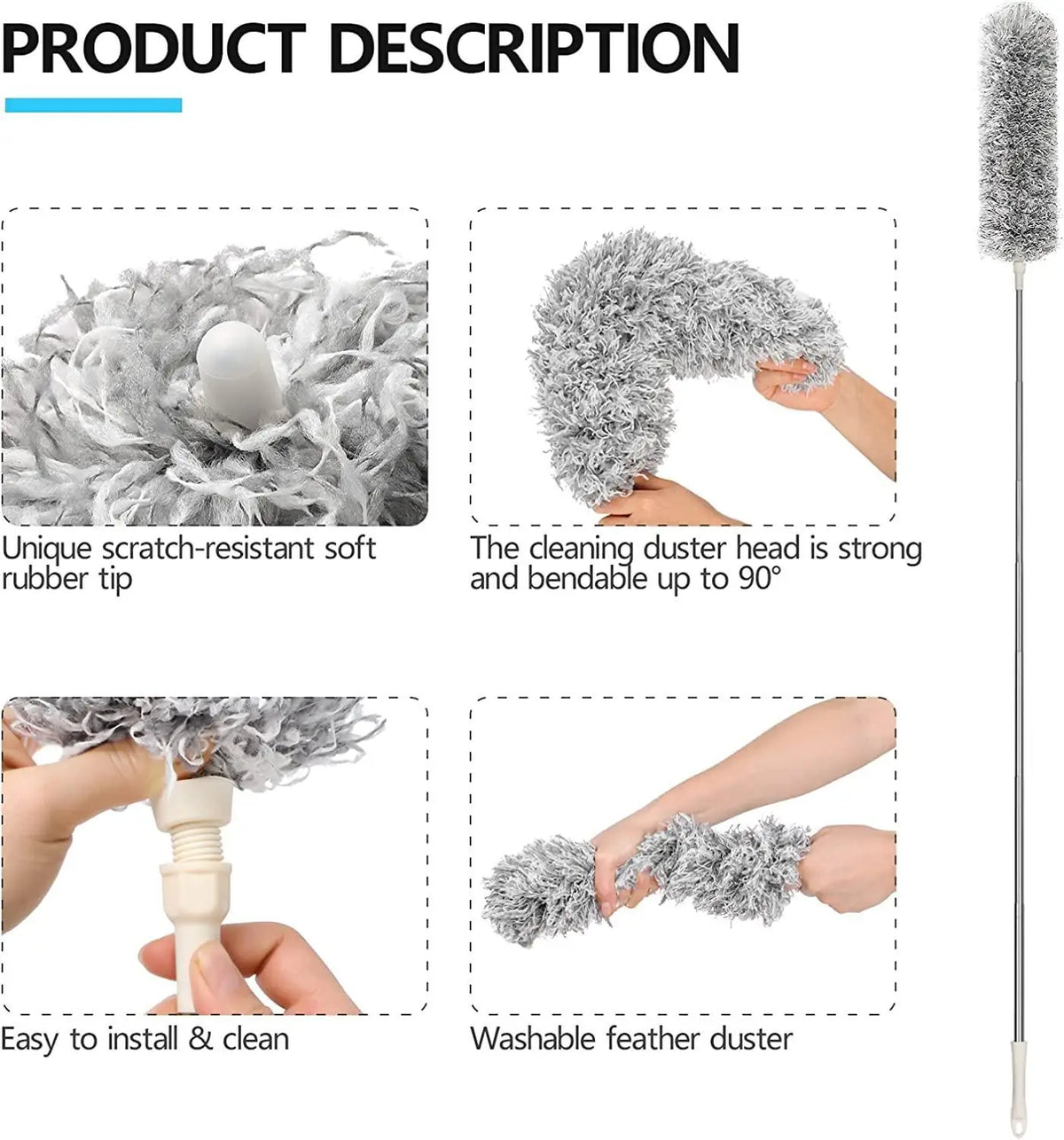 Telescopic Microfiber Mop