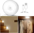 Motion Sensor Light for Home with USB Charging Wireless Self Adhesive LED Night Light(Pack Of 2)