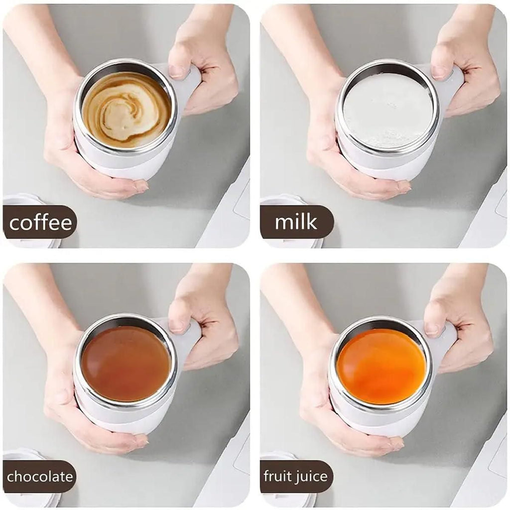 Self Stirring Magnetic Mug( random color)