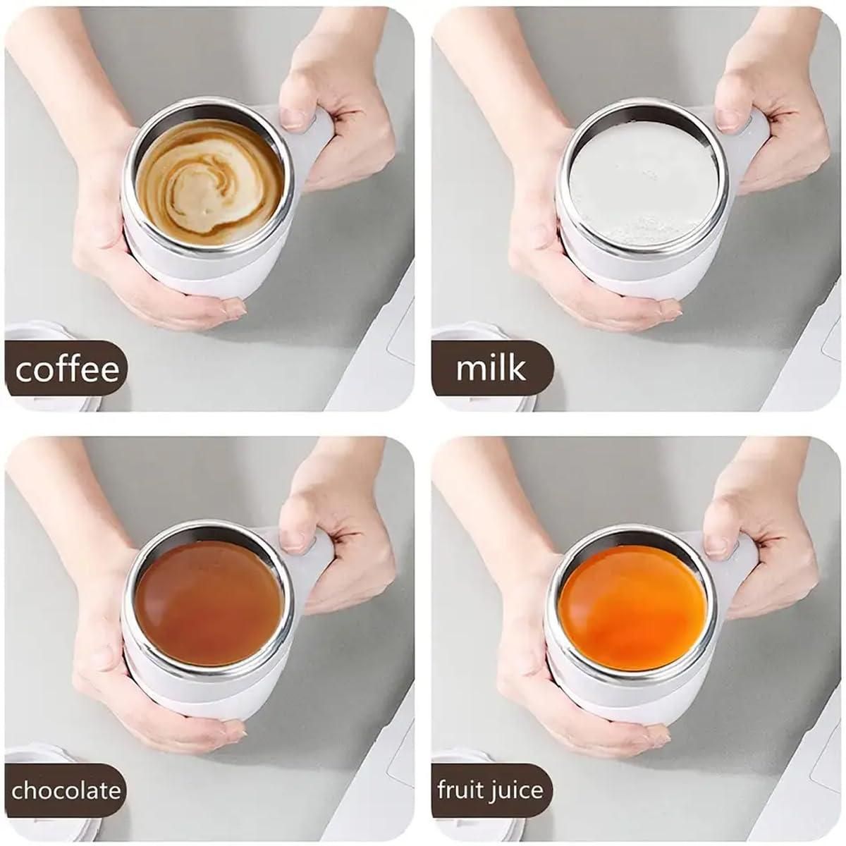 Self Stirring Magnetic Mug( random color)