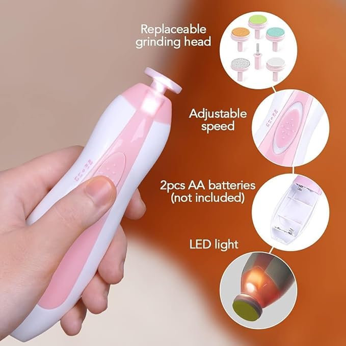 New Baby Nail File Electric (pink)