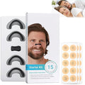 Magnetic Nasal Dilator Starter Kit with External Nose Bands, Applicator and Adhesive Tabs for Sleep Use-15 pcs