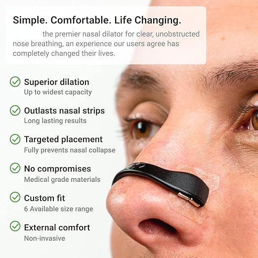 30 pcs Pcs Nose Strips for Breathing, Snoring Stopper for Men, Anti Snoring Nose Clip Boost Oxygen Intake, Reduce Snoring, Improve Sleep Quality - Sweat Resistant, Skin Safe Nasal Strips