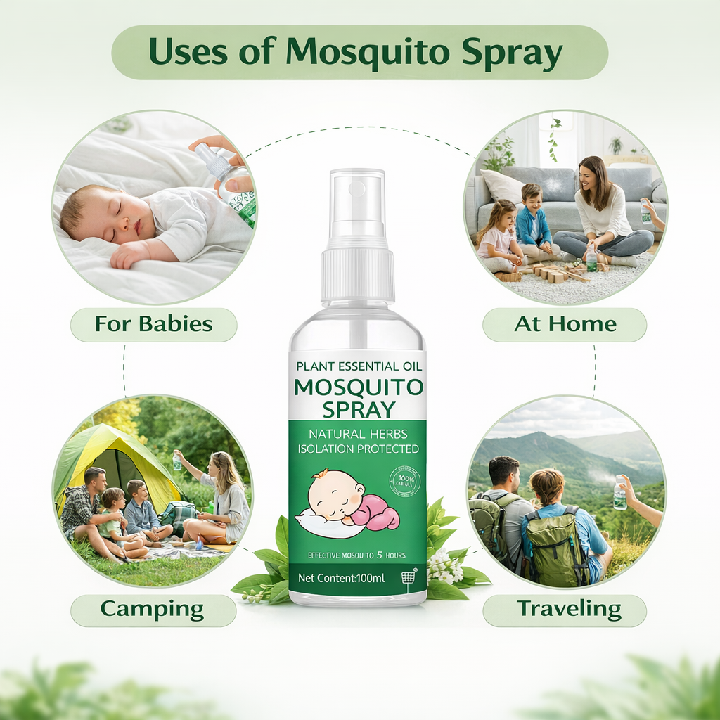 Plant Essential Oil Mosquito Spray pack of 2