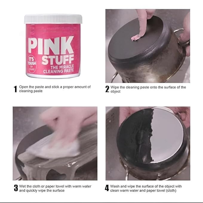 Pink Stuff Cleaning Powder 100 gm pack of 2