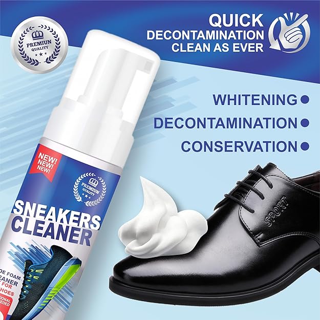 Quick Shoe Cleaning spray with brush
