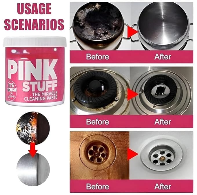 Pink Stuff Cleaning Powder 100 gm pack of 2