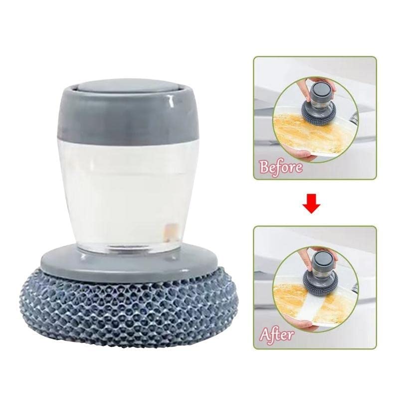 Soap Dispensing Palm Scrub Brush Pack Of 1