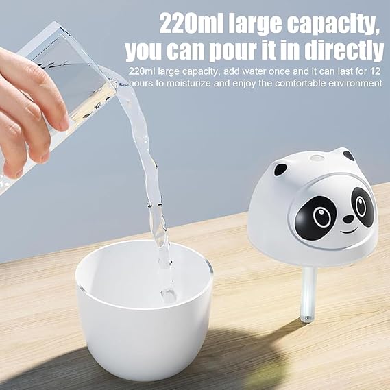 Cool mist panda humidifier random colour(pack of 1)