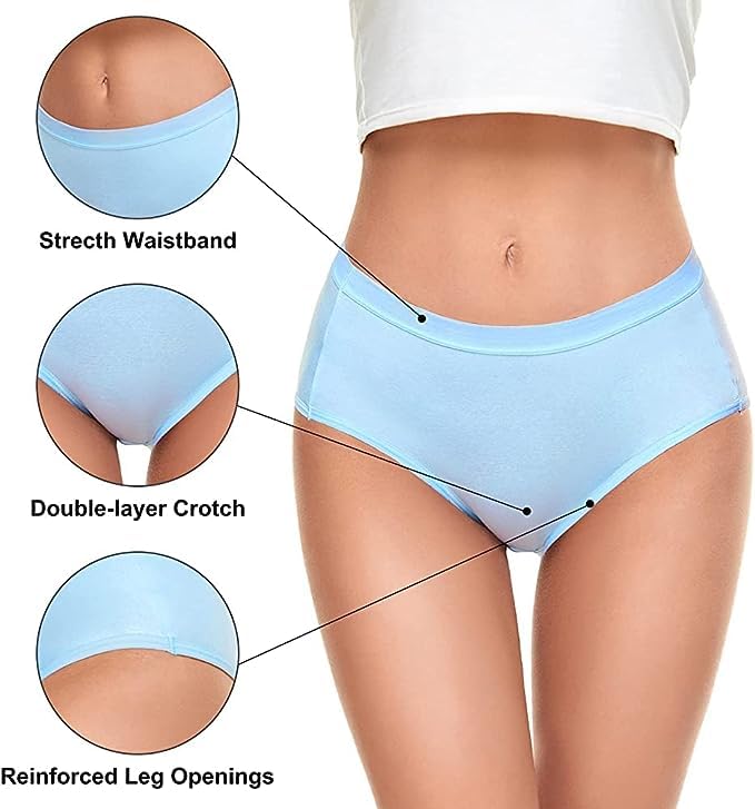 FLOWDAYS Reusable Period Panties pack of 3 (multi colour)