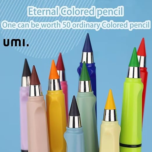Everlasting Color Pencil Colors Infinity pencil Round Shaped Color Pencils(12pcs)