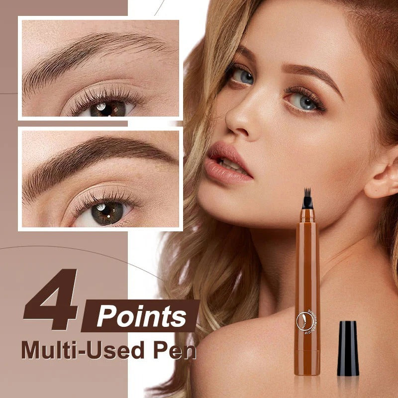 Buy 1 Get 1 Free Waterproof Four-tip Beard and Eyebrow Pen