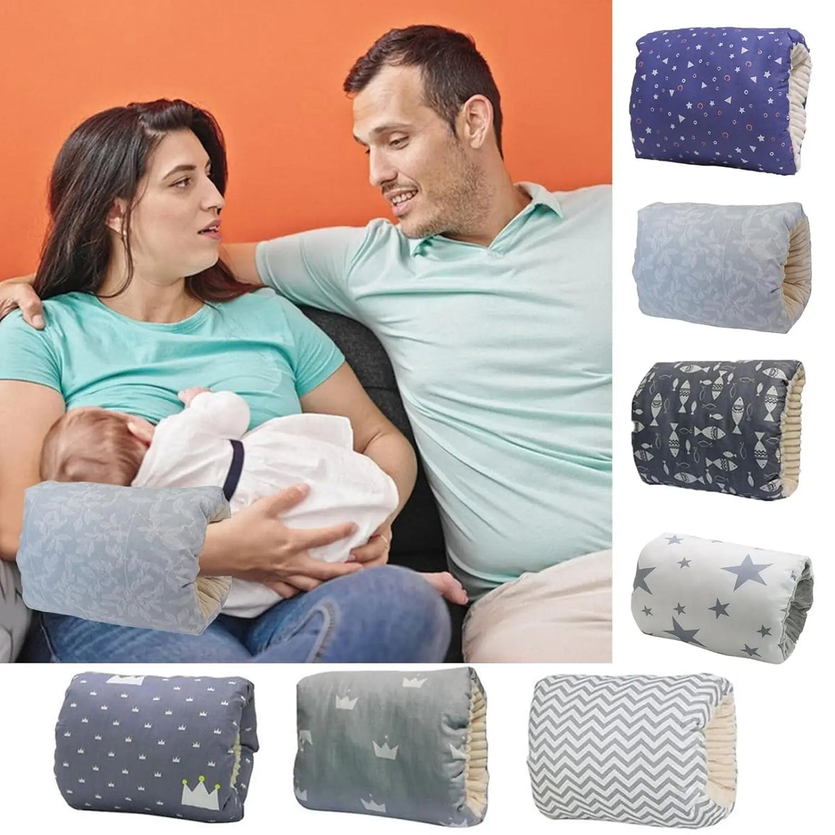 Cozy Cradle Feeding Pillow (random colour)