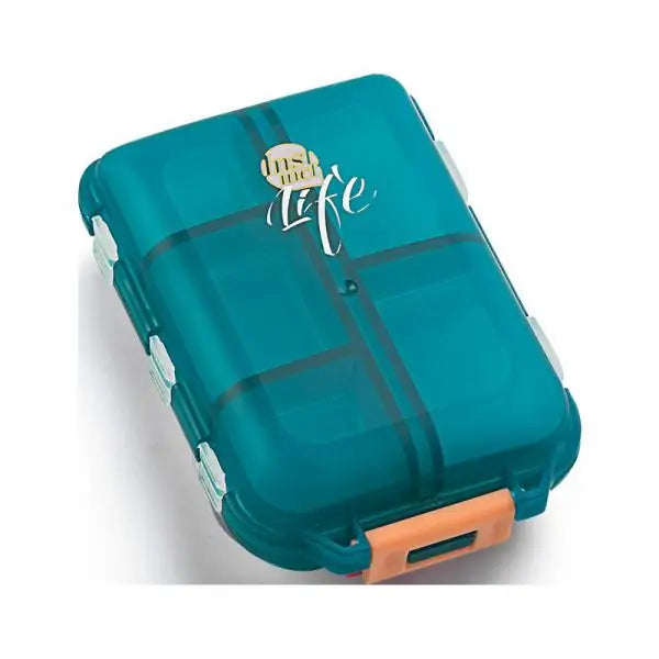Double Layer Pill Organizer  ( random color)(pack of1)