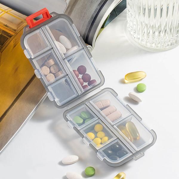 Double Layer Pill Organizer  ( random color)(pack of1)