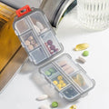 Double Layer Pill Organizer  ( random color)(pack of1)