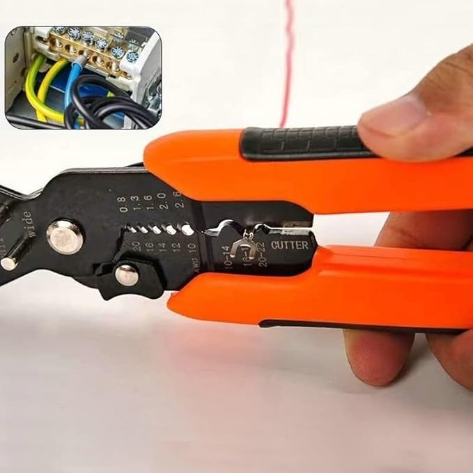 5 IN 1 Wire Stripper Multifunctional Wire Cutter And Stripping Pliers (HT46)