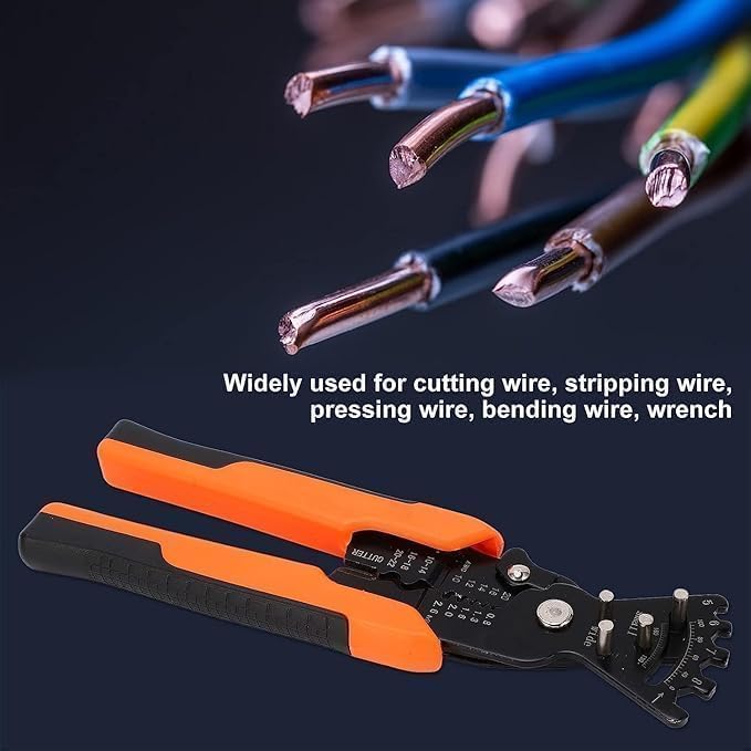 5 IN 1 Wire Stripper Multifunctional Wire Cutter And Stripping Pliers (HT46)