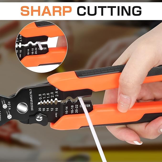5 IN 1 Wire Stripper Multifunctional Wire Cutter And Stripping Pliers (HT46)