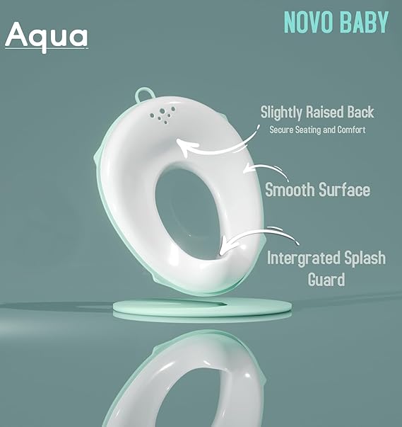 Portable Baby Unisex Potty Training Toilet Seat with Non-Slip Base