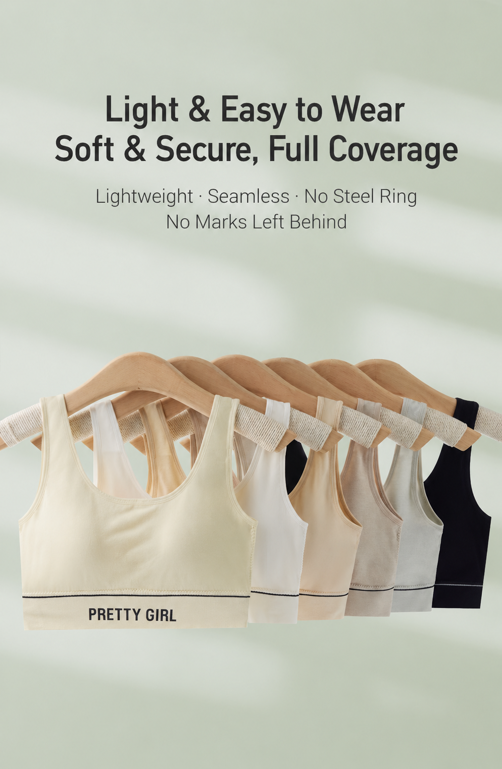 Seamless Craftmanship Soft and Comfortable Bra(random color)