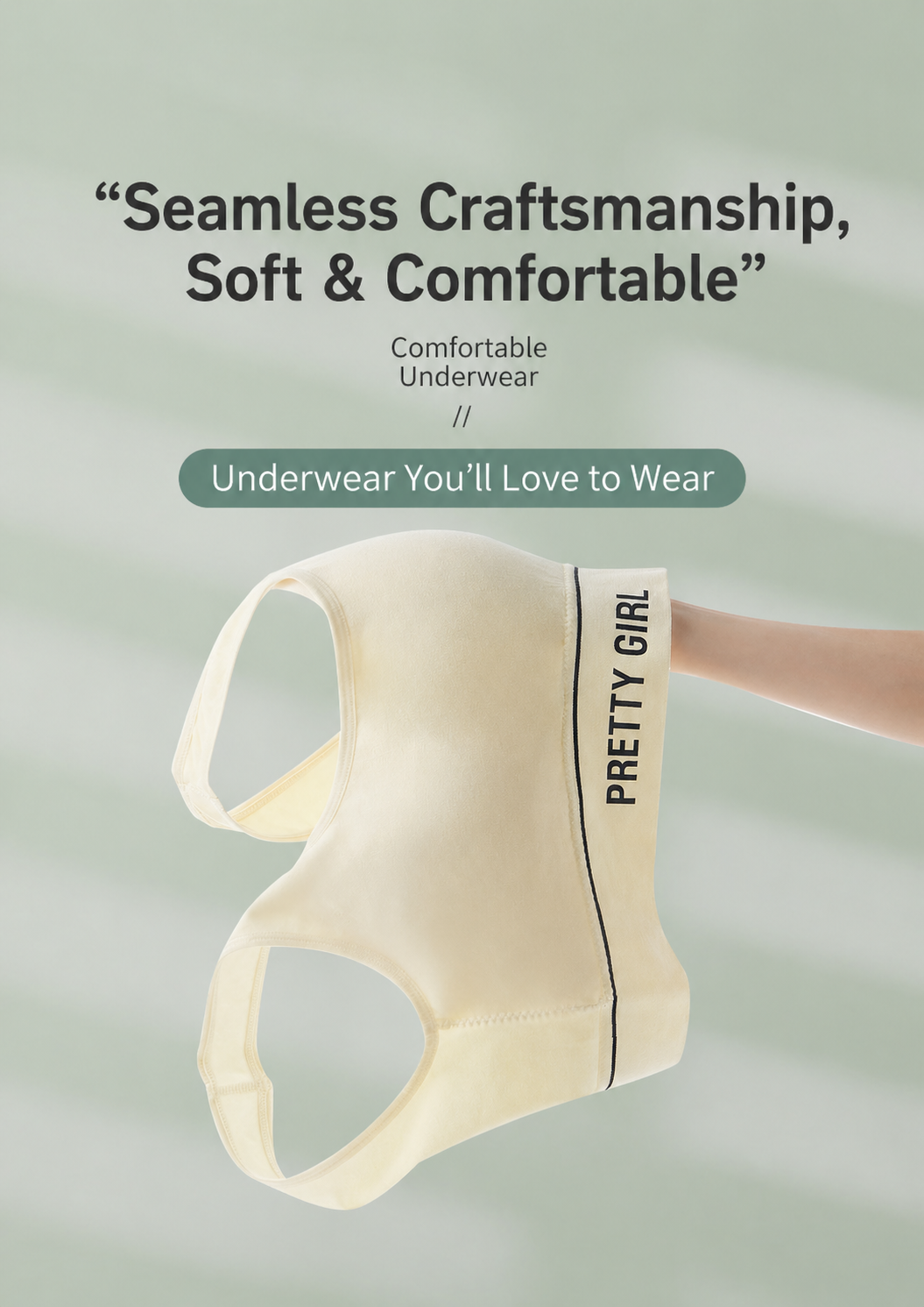 Seamless Craftmanship Soft and Comfortable Bra(random color)