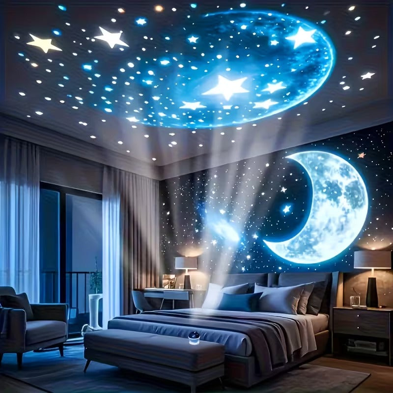 Star Master Galaxy Projector Night Lamp – Romantic LED Sky Light for party,Bedroom & Home Décor