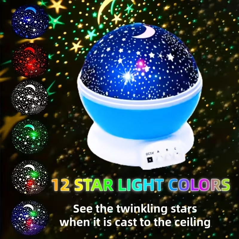 Star Master Galaxy Projector Night Lamp – Romantic LED Sky Light for party,Bedroom & Home Décor