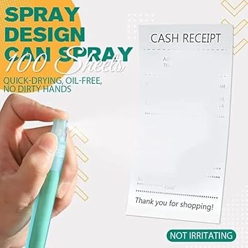 Thermal Sensitive Paper Spray