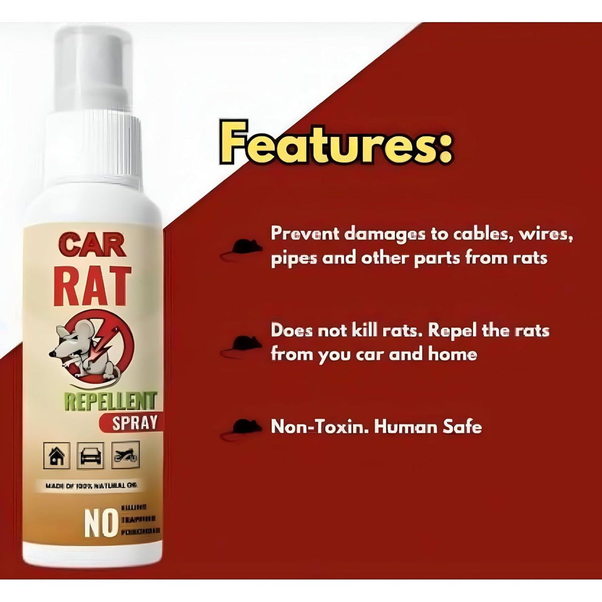 Rat Repellent Spray Pack Of 2