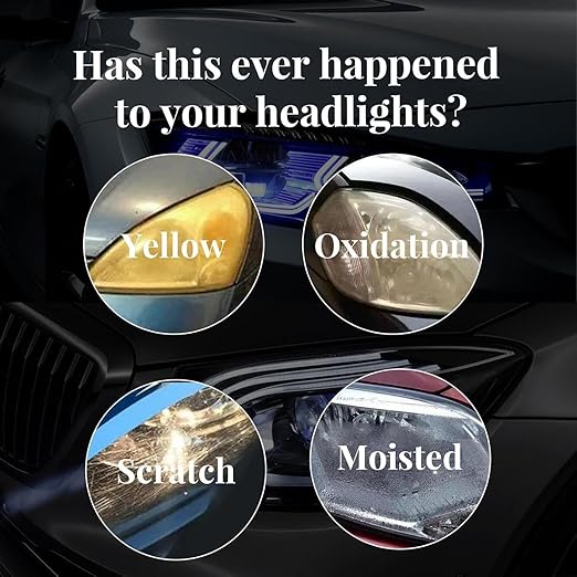 AI Car Headlight Repair Fluid, Scratch Remover Pack of 2
