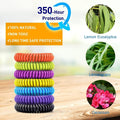 1 piece of Mosquito Ring Repellent Bracelets Bands stretchy and waterproof (random colour)