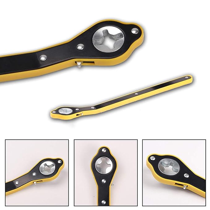 Scissor Jack Wrench Head Reinforced Design