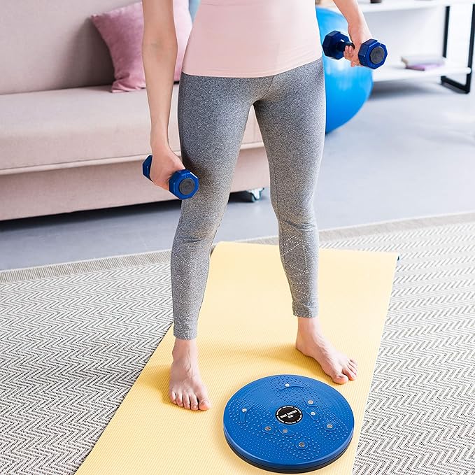 Twist Board Disc- Weight Loss Aerobic Exercise Fitness and Muscle Toning Aid