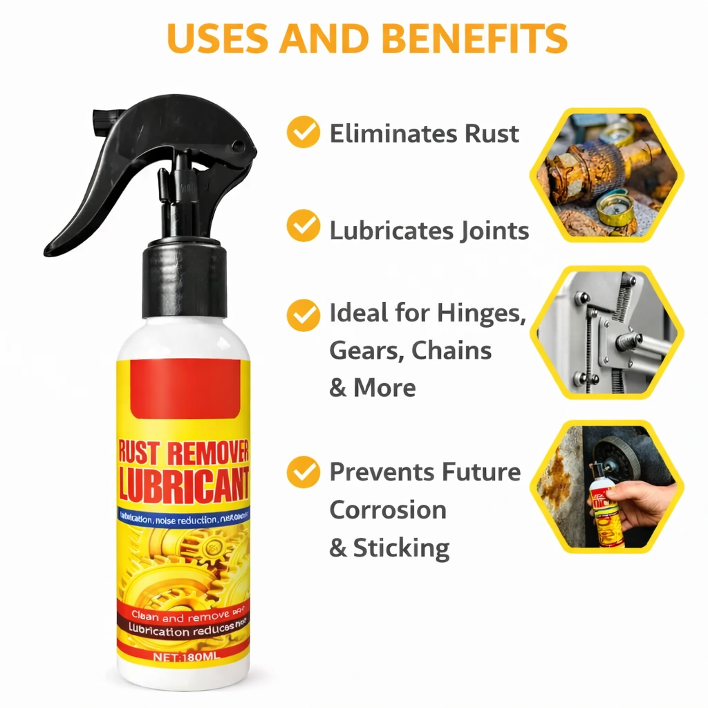 Rust Remover Lubricant 180 ml (Pack of 2)
