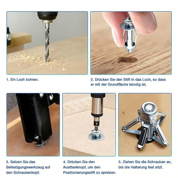 New Expansion Screw Petal Nut(100 Pcs)