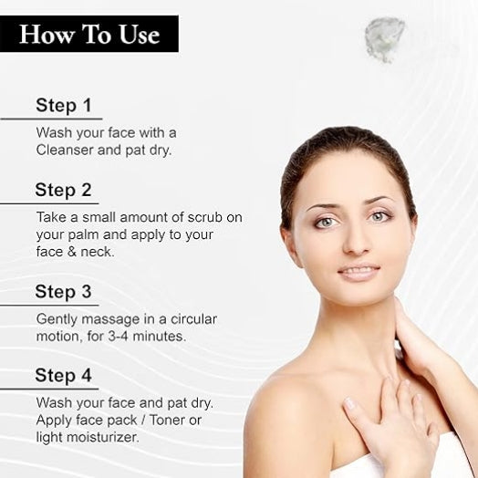 De-Tan Scrub for Tan Removal, Acne and Pimples Free Skin pack of 1