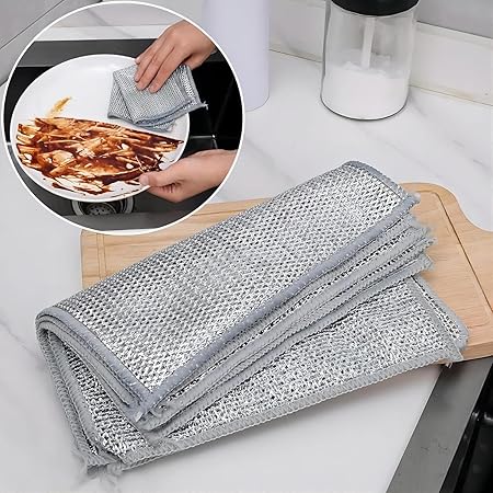 Multifunctional Non-Scratch Wire Dishcloth (Pack of 15)