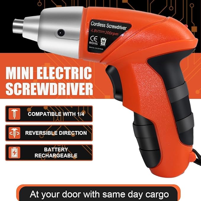 45 Pcs Rechargeable Powerful Cordless Drill Machine With Screwdriver