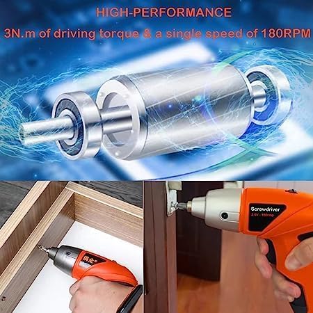 45 Pcs Rechargeable Powerful Cordless Drill Machine With Screwdriver