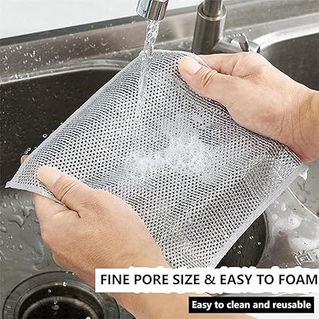 Multifunctional Non-Scratch Wire Dishcloth (Pack of 5)