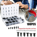 100-pack universal screw clamps – Suitable for car fenders, door panels, C05 C20 C32 B01 D02 A16 car parts.